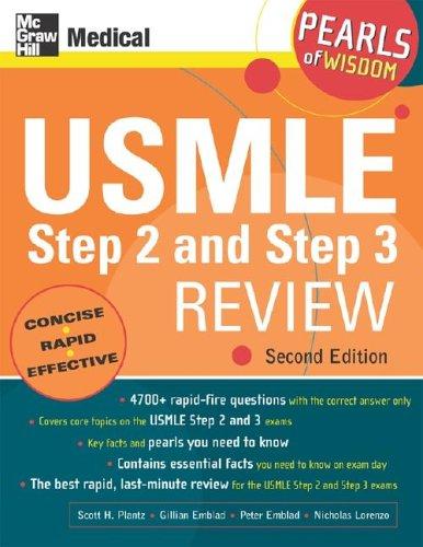Cover for USMLE step 2 & step 3 review