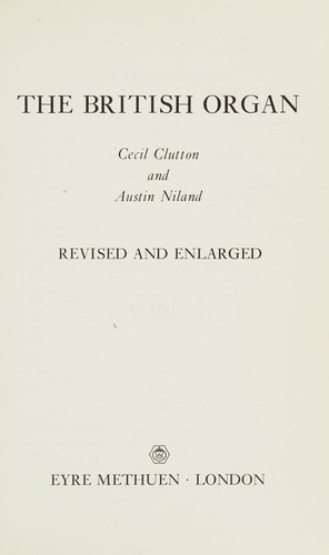 Cover for The British organ