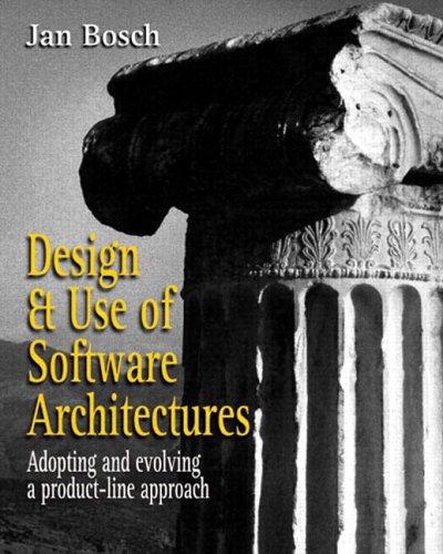 Cover for Design and Use of Software Architectures