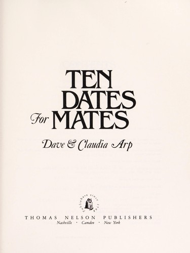 Cover for Ten dates for mates