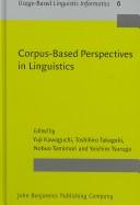 Cover for Corpus-Based Perspectives in Linguistics (Usage-Based Linguistic Informatics)