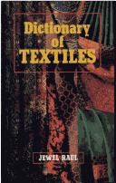 Cover for Dictionary of Textiles