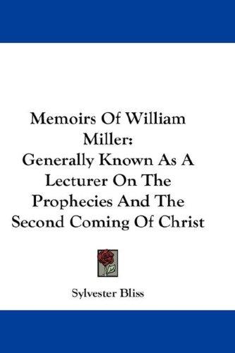Cover for Memoirs Of William Miller