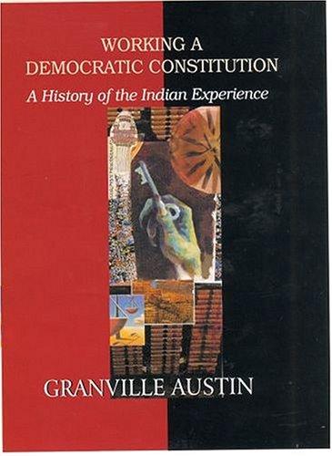 Cover for Working a Democratic Constitution