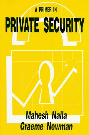 Cover for A primer in private security