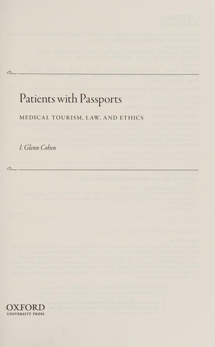 Cover for Patients with Passports
