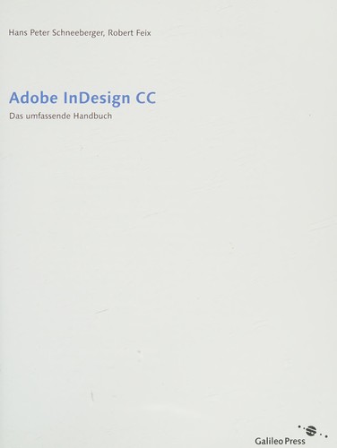 Cover for Adobe InDesign CC