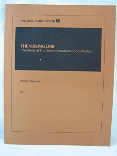 Cover for The missing link