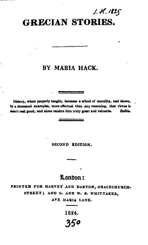 Cover for Grecian stories