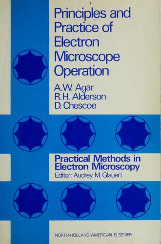 Cover for Principles and practice of electron microscope operation