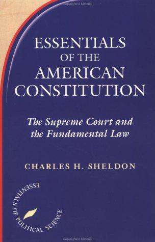 Cover for Essentials of the American Constitution