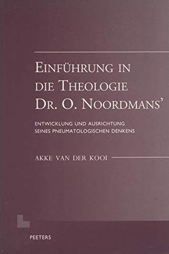 Cover for Einführung in die Theologie Dr. O Noordmans'