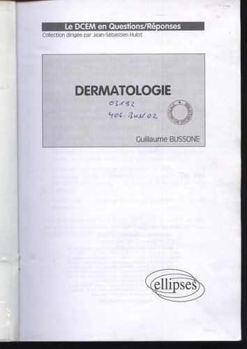 Cover for Dermatologie