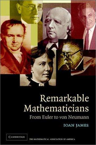 Cover for Remarkable Mathematicians