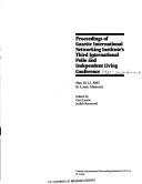 Cover for Proceedings of Gazette International Networking Institute's third International Polio and Independent Living Conference, May 10-12, 1985, St. Louis, Missouri
