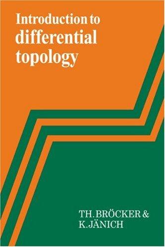 Cover for Introduction to differential topology