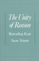 Cover for The unity of reason