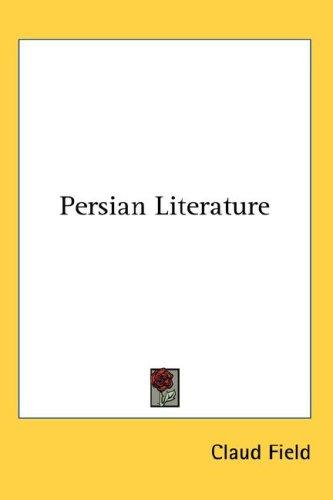 Cover for Persian Literature