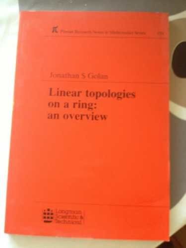 Cover for Linear topologies on a ring
