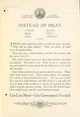 Cover for Instead of meat