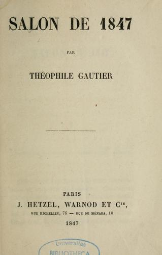 Cover for Salon de 1847