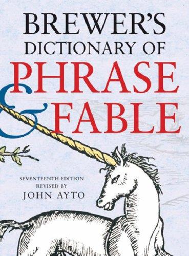 Cover for Brewer's dictionary of phrase and fable