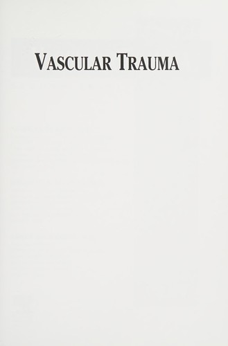Cover for Vascular trauma
