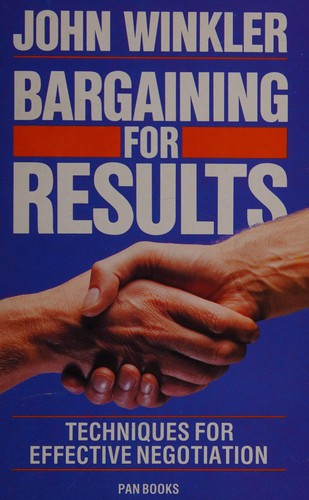 Cover for Bargaining for results