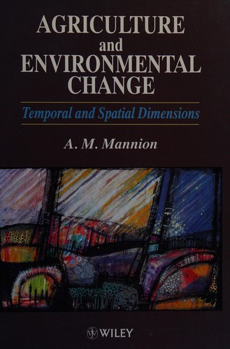 Cover for Agriculture and environmental change