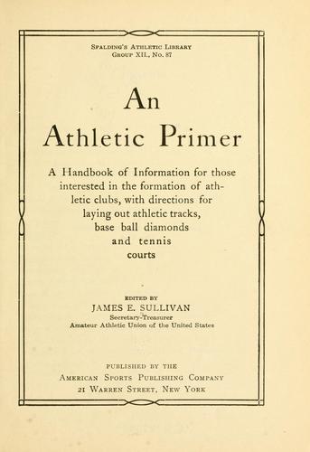 Cover for An athletic primer
