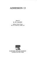 Cover for Adhesion