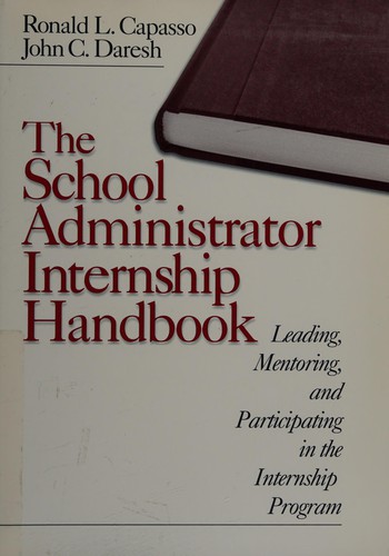Cover for The school administrator internship handbook