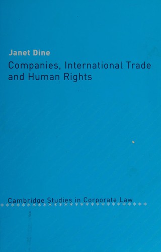 Cover for Companies, international trade and human rights