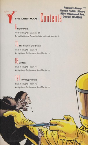 Cover for Y: The Last Man, Vol. 7