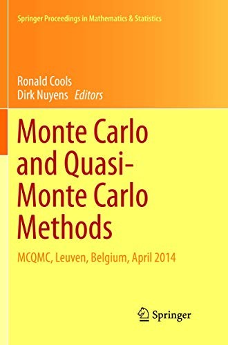 Cover for Monte Carlo and Quasi-Monte Carlo Methods