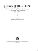 Cover for The Jews of Boston