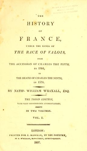 Cover for The history of France