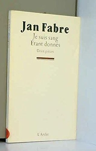 Cover for Je suis sang - etant donnes