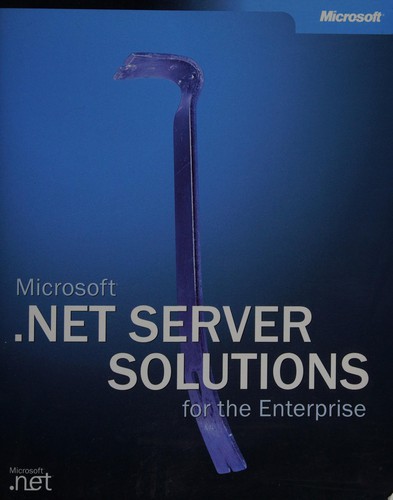 Cover for Microsoft .NET server solutions for the enterprise