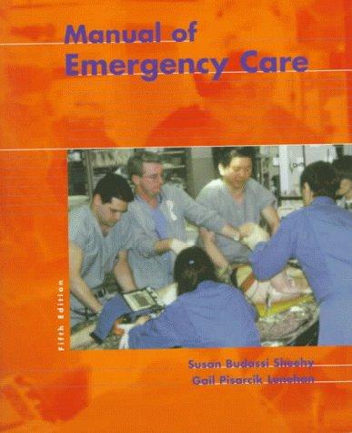 Cover for Manual of emergency care