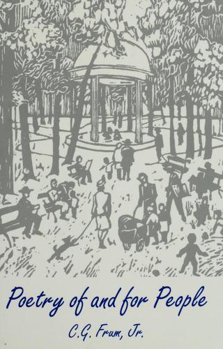 Cover for Poetry of and for People