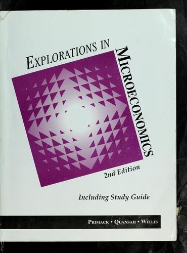 Cover for Explorations in microeconomics