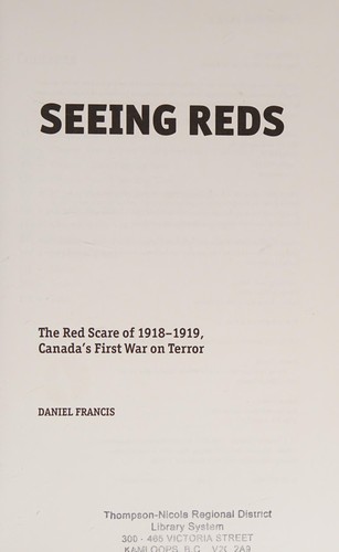Cover for Seeing Reds