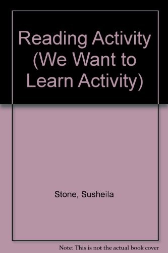 Cover for We Want to Learn Activity
