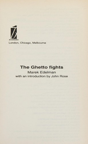Cover for The ghetto fights
