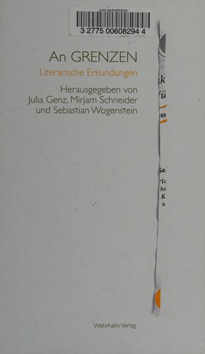 Cover for An Grenzen