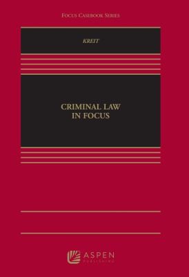 Cover for Criminal Law in Focus