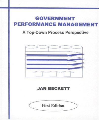 Cover for Government Performance Management
