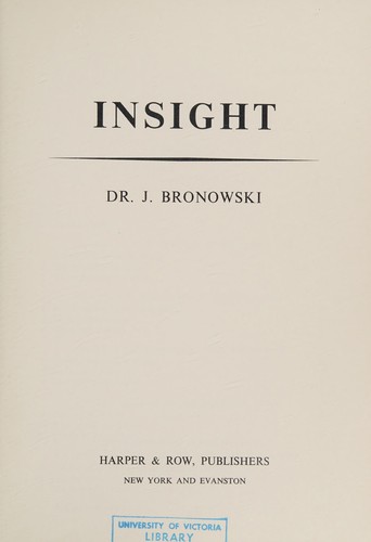 Cover for Insight