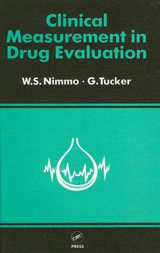 Cover for Clinical measurement in drug evaluation